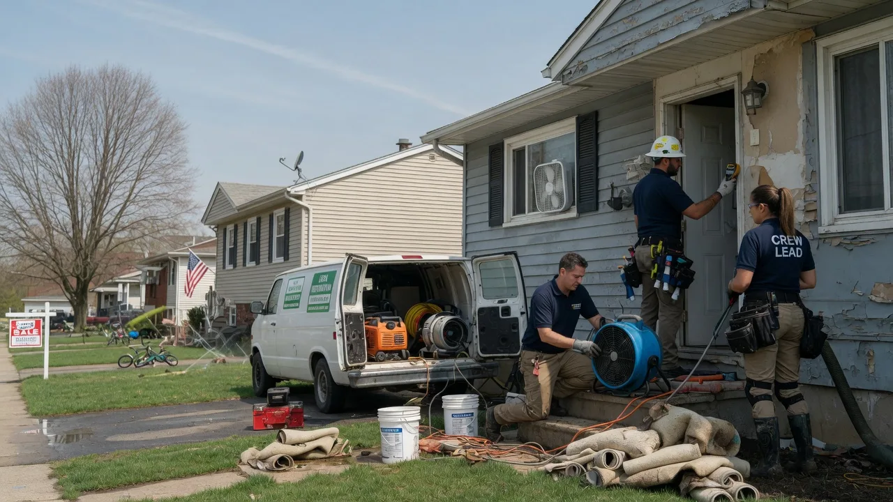 Flood Cleanup in Waterford, MI near me